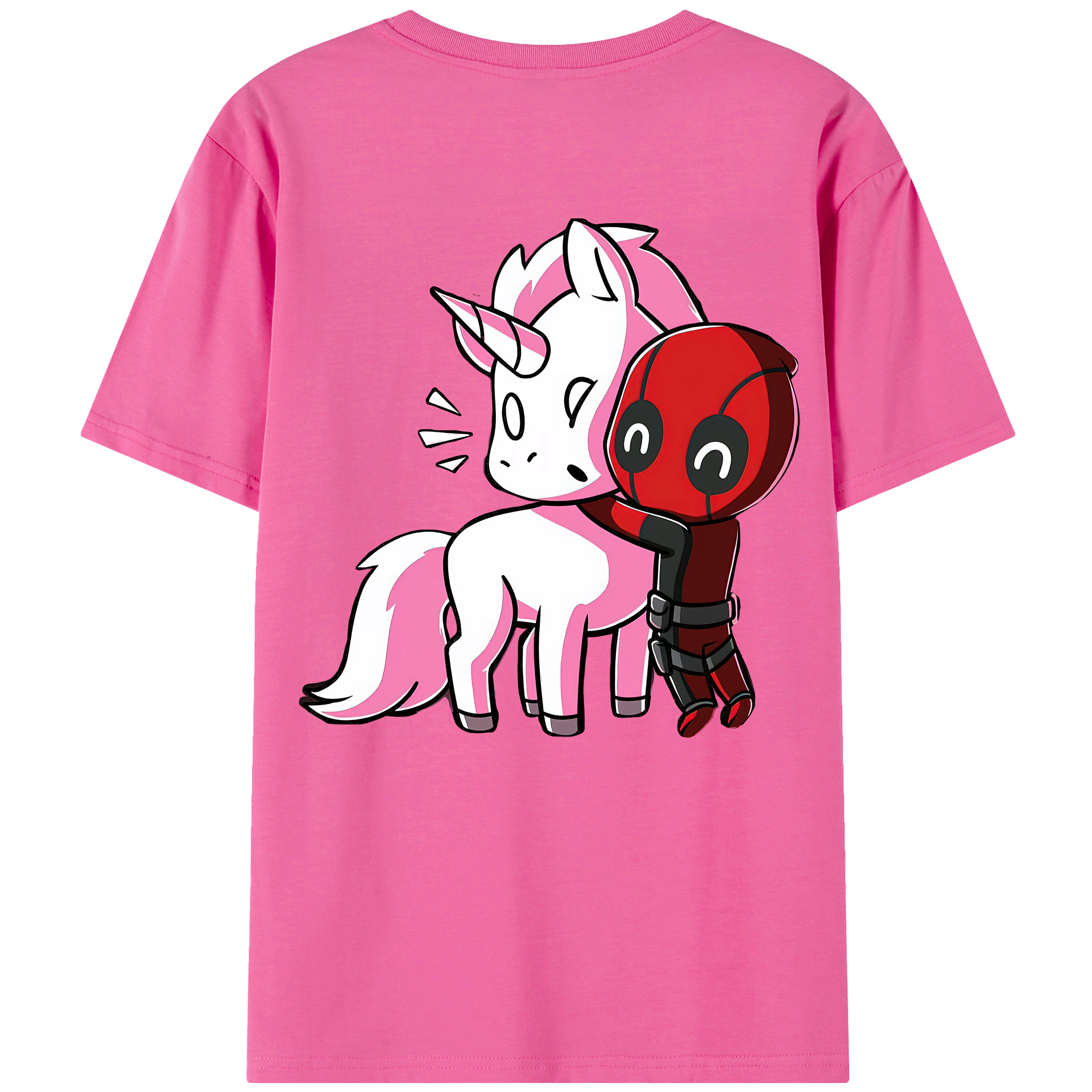 （画像用） Deadpool デッドプール レディース半袖Tシャツ(バックプリント)